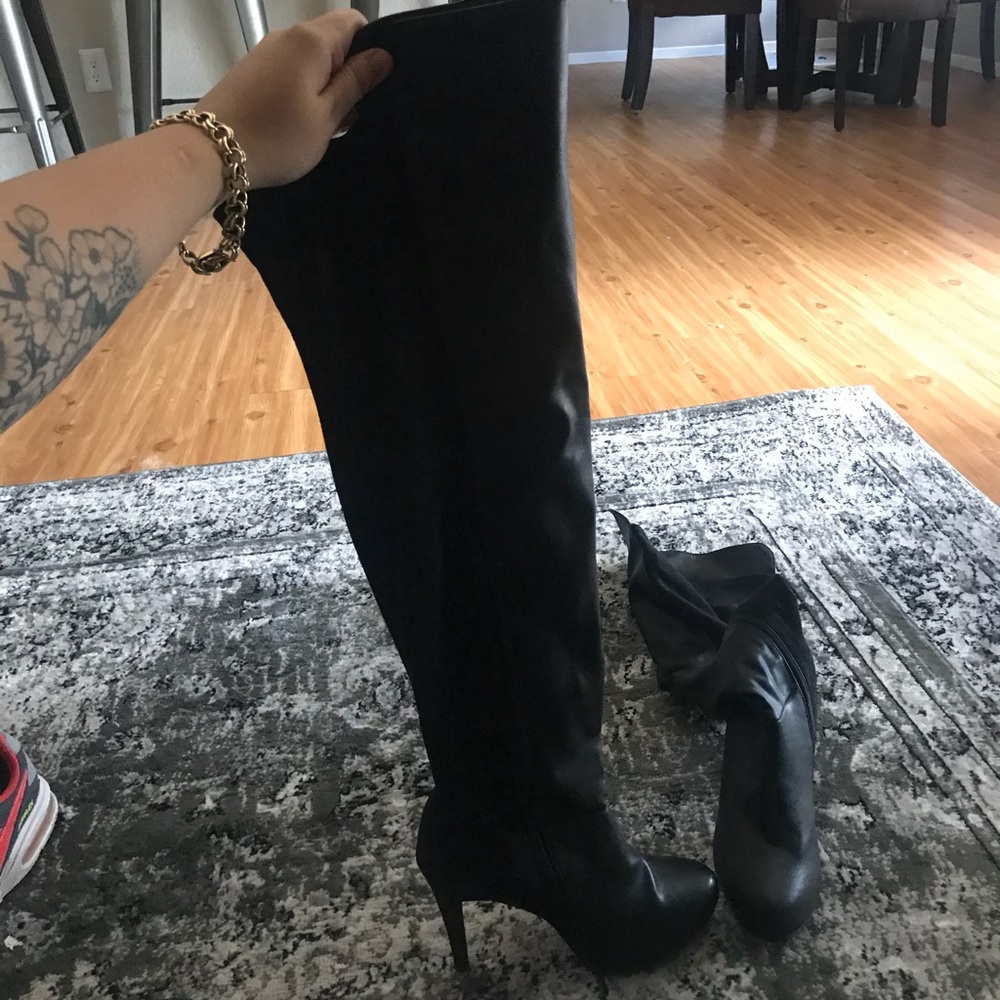 Costume knee high boots